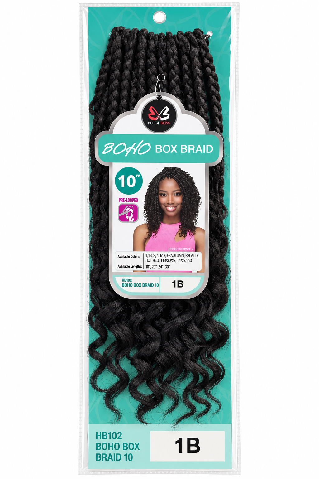 Bobbi  Boss Boho Box Braid 10” Crotchet
