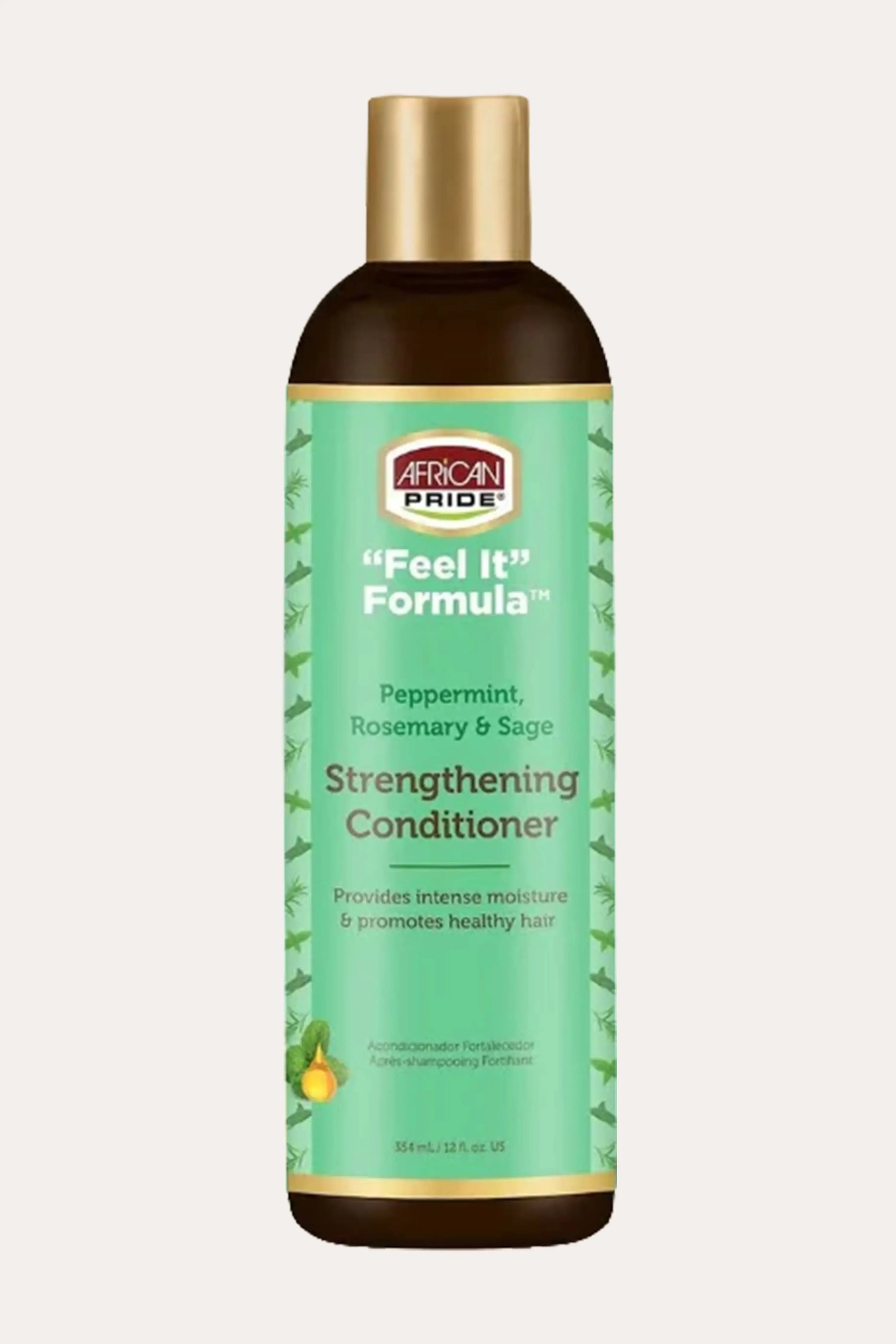 AFRICAN PRIDE FEEL IT STRENGTHENING CONDITIONER 12oz AFRICAN PRIDE