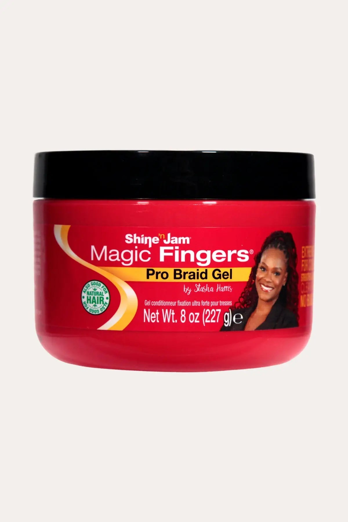 AMPRO STYLE SHINE'N JAM MAGIC FINGERS PRO BRAID GEL 8oz Ampro