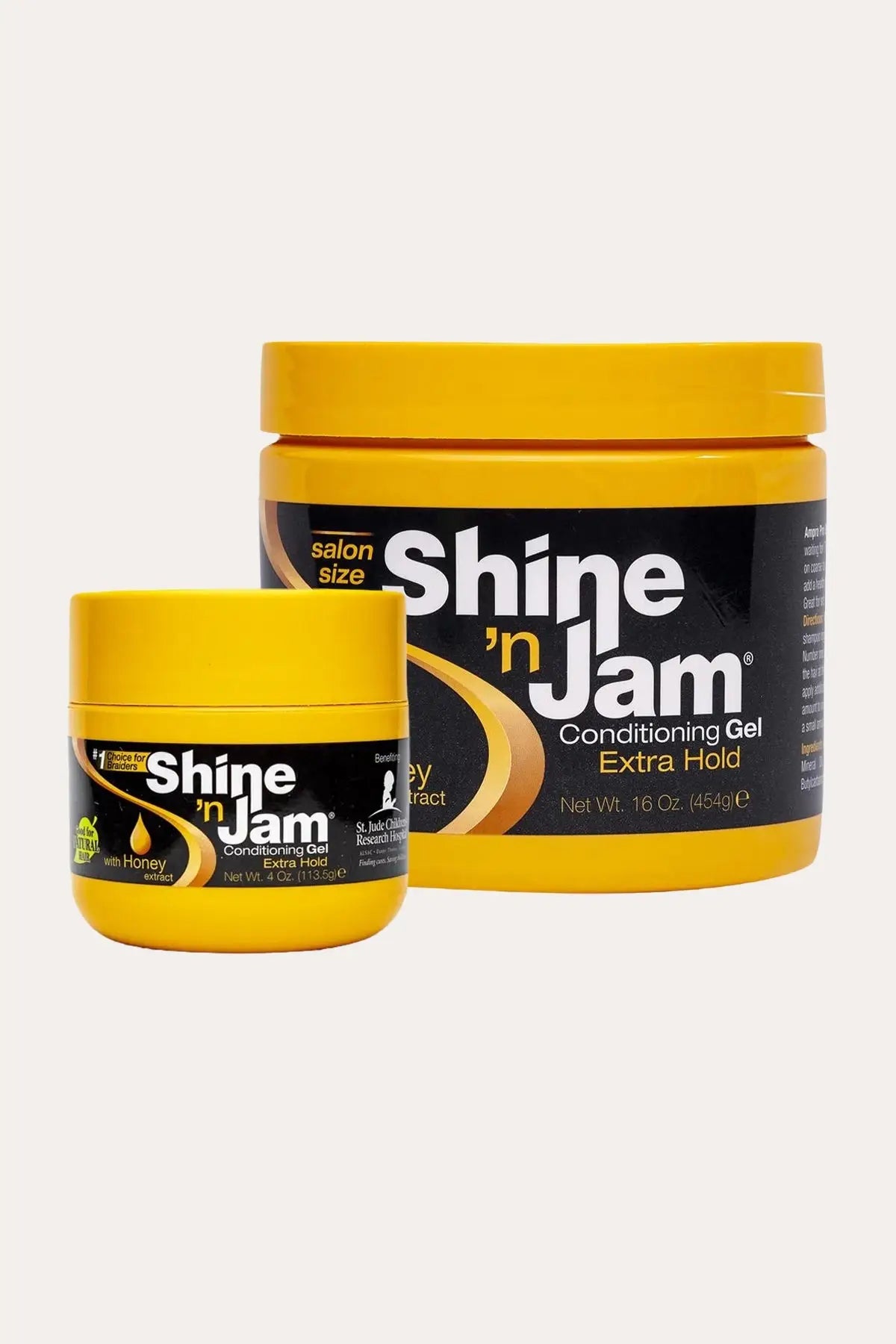 AMPRO PRO STYLE SHINE'N JAM CONDITIONING GEL EXTRA HOLD - 3 SIZE AMPRO