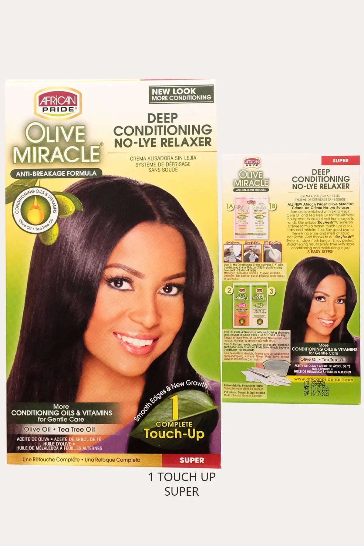 AFRICAN PRIDE OLIVE MIRACLE DEEP CONDITIONING NO-LYE RELAXER - SUPER AFRICAN PRIDE