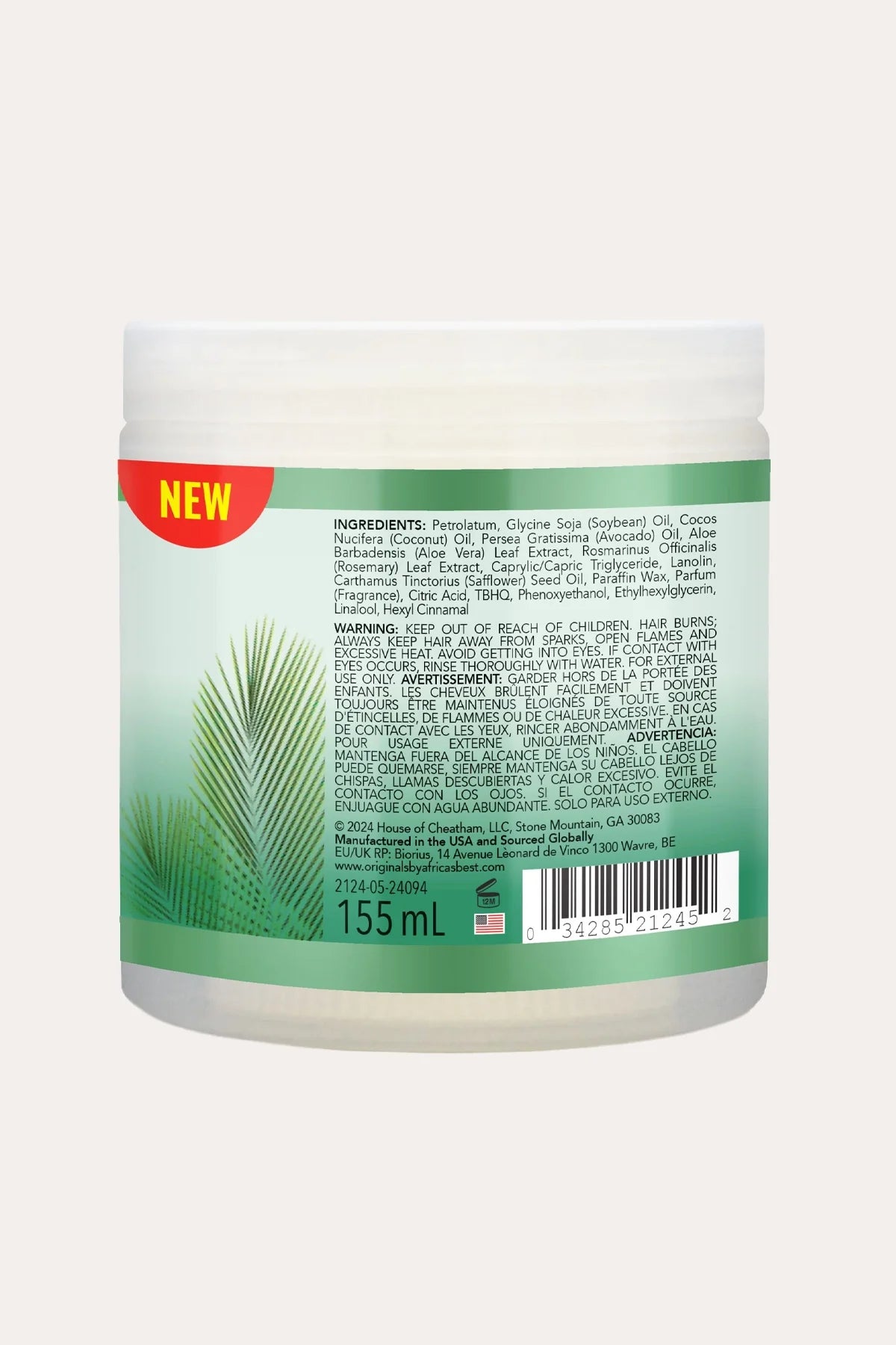 AFRICAS BEST OLIVE & AVOCADO CONDITIONING HAIR FOOD 5.25oz