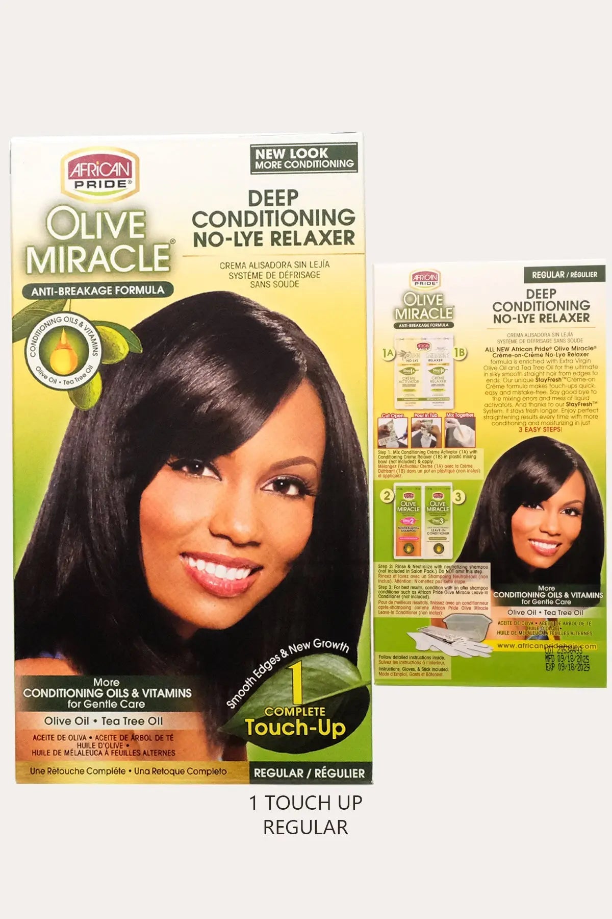 AFRICAN PRIDE OLIVE MIRACLE DEEP CONDITIONING NO-LYE RELAXER - REGULAR AFRICAN PRIDE