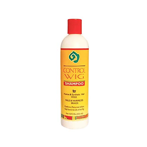 African Essence Control Wig Shampoo for Human & Synthetic Hair Pieces Braids12oz