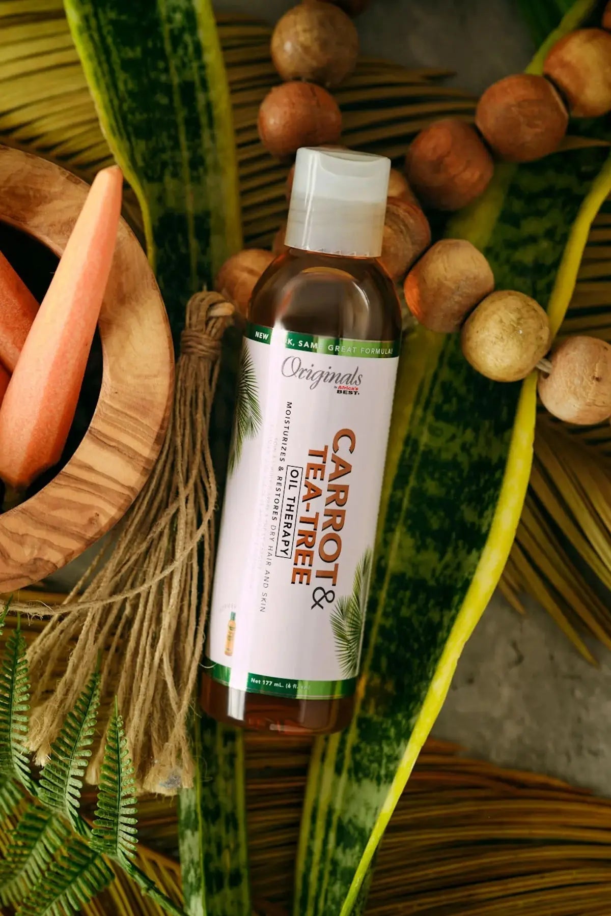 AFRICA'S BEST CARROT TEA-TREE OIL THERAPY 6oz AFRICA'S BEST