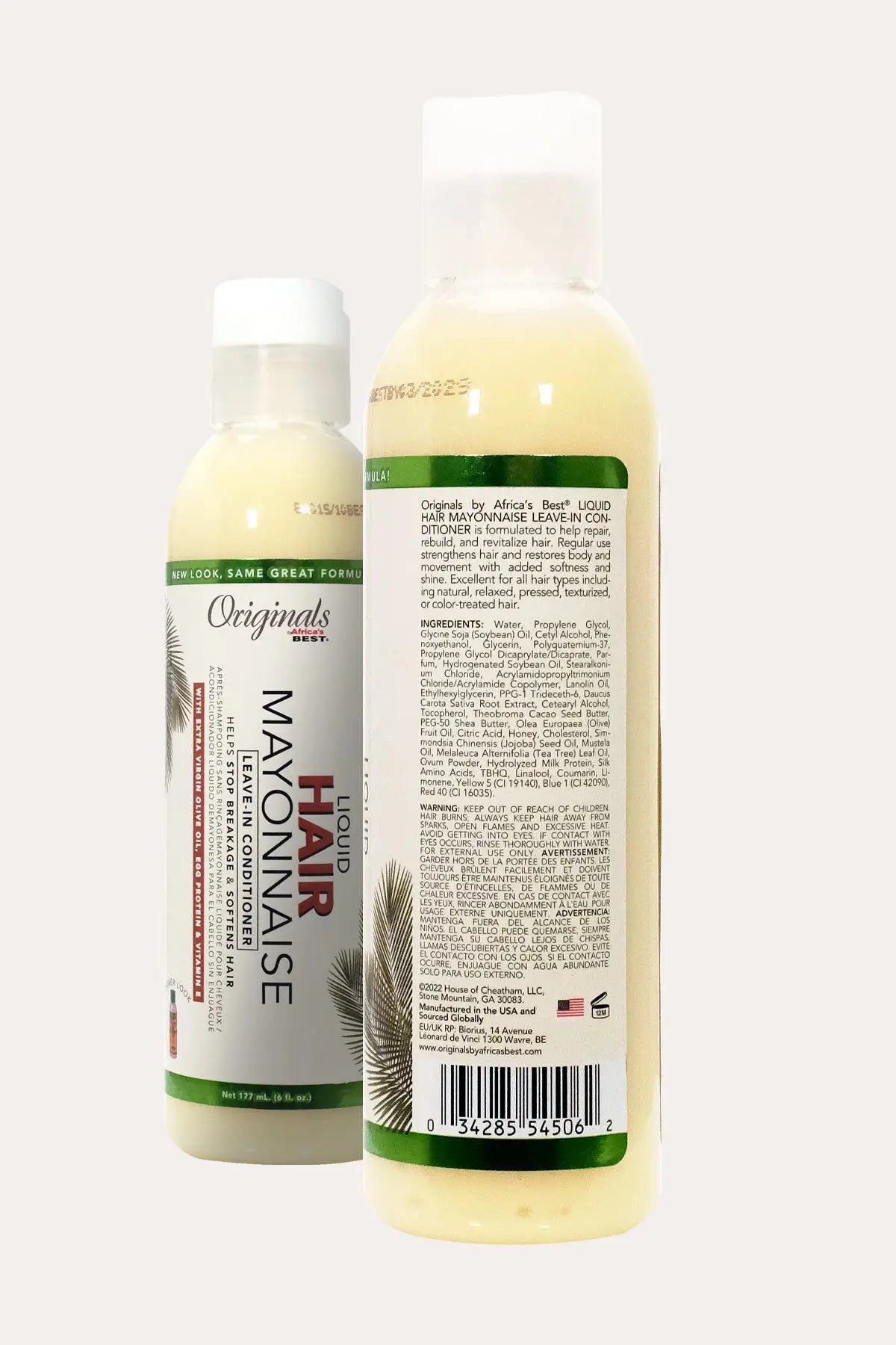 AFRICA'S BEST LIQUID HAIR MAYONNAISE LEAVE IN CONDITIONER 6oz AFRICA'S BEST