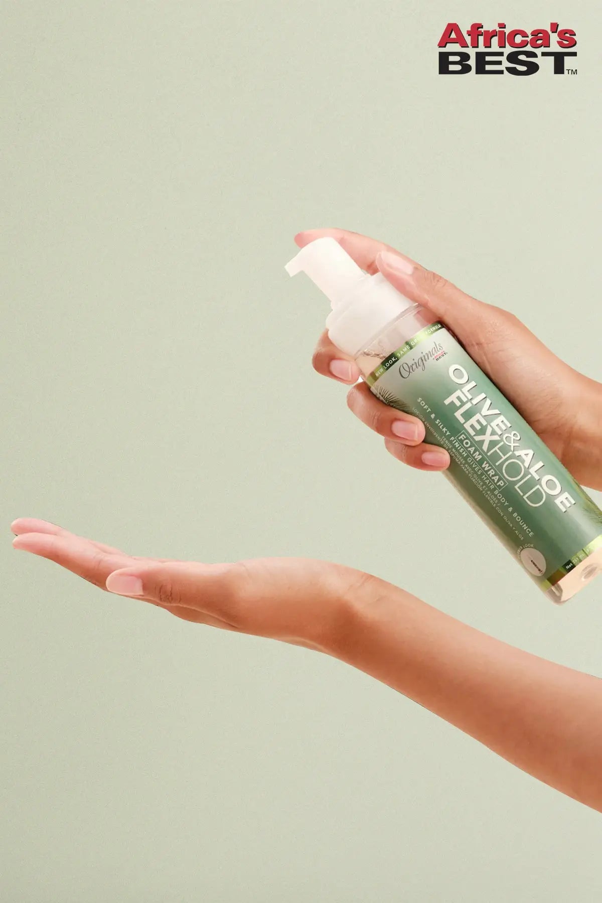 AFRICAS BEST OLIVE OIL FOAM WRAP LOTION 8.5oz - BSW BEAUTY CANADA