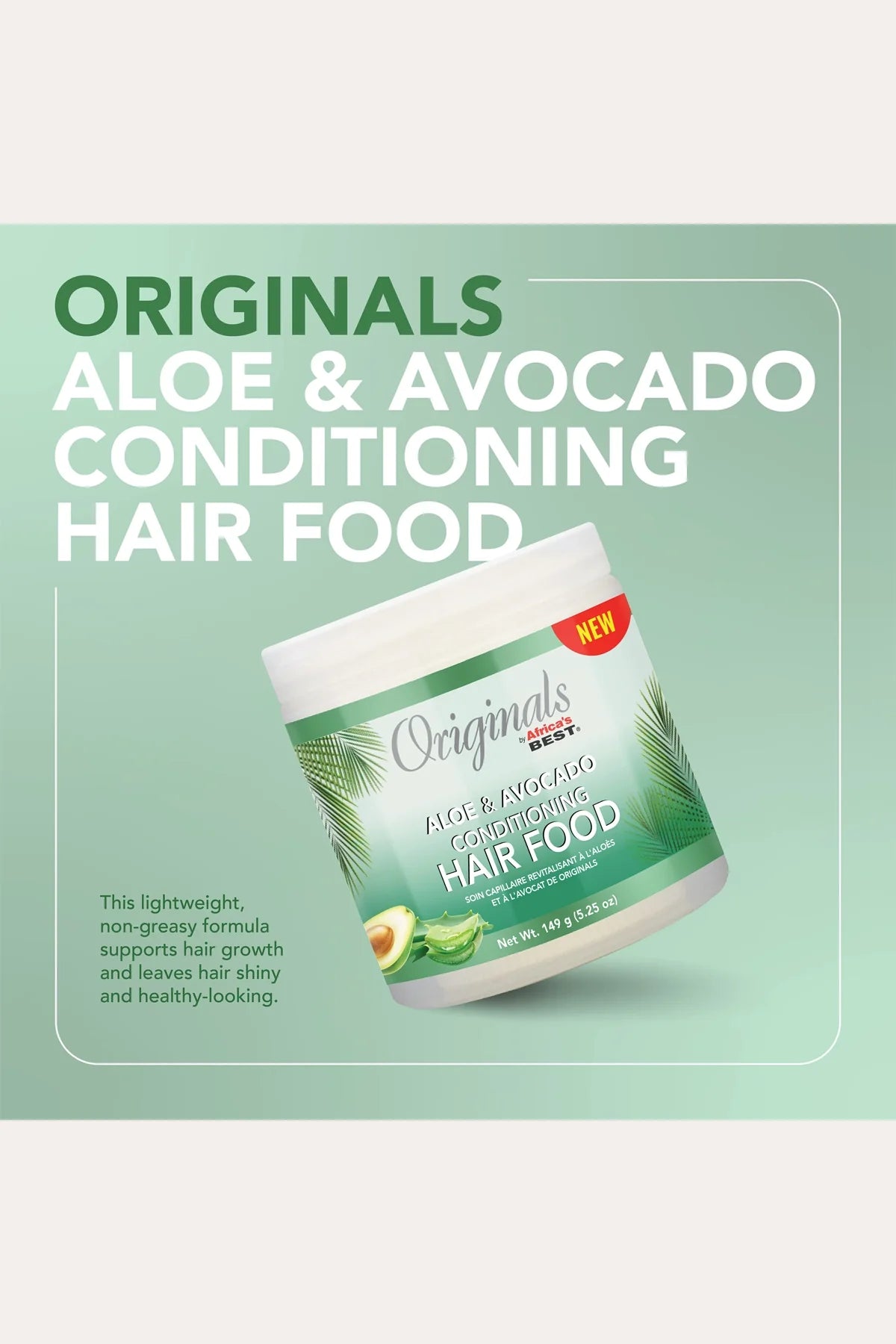 AFRICAS BEST OLIVE & AVOCADO CONDITIONING HAIR FOOD 5.25oz