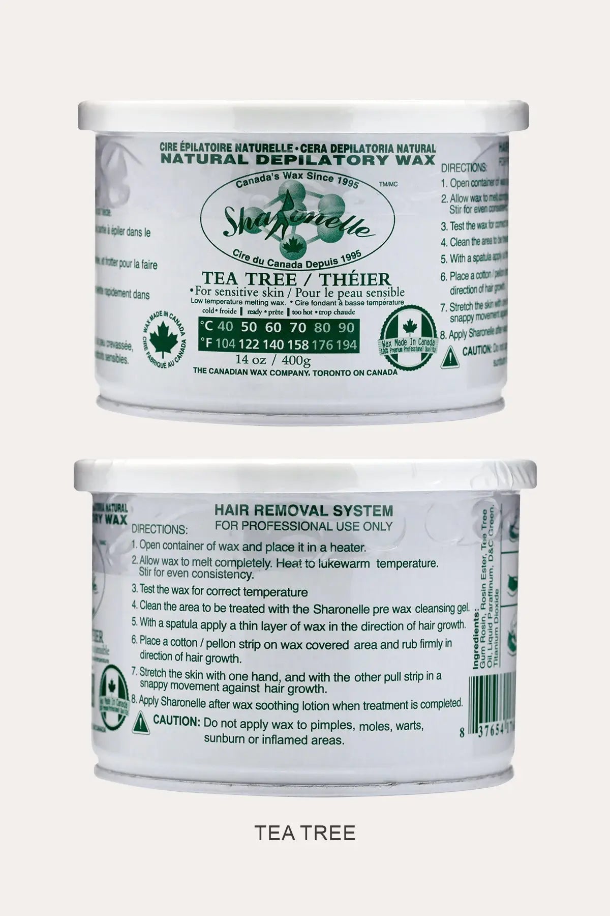 SHARONELLE NON - NATURAL DEPILATORY WAX 14oz - BSW BEAUTY CANADA