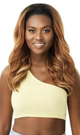 Outre Converti Cap Deluxe Cap Lays Flat Heat Resistant Fiber High Tex Rosey Waves (Drchilat)