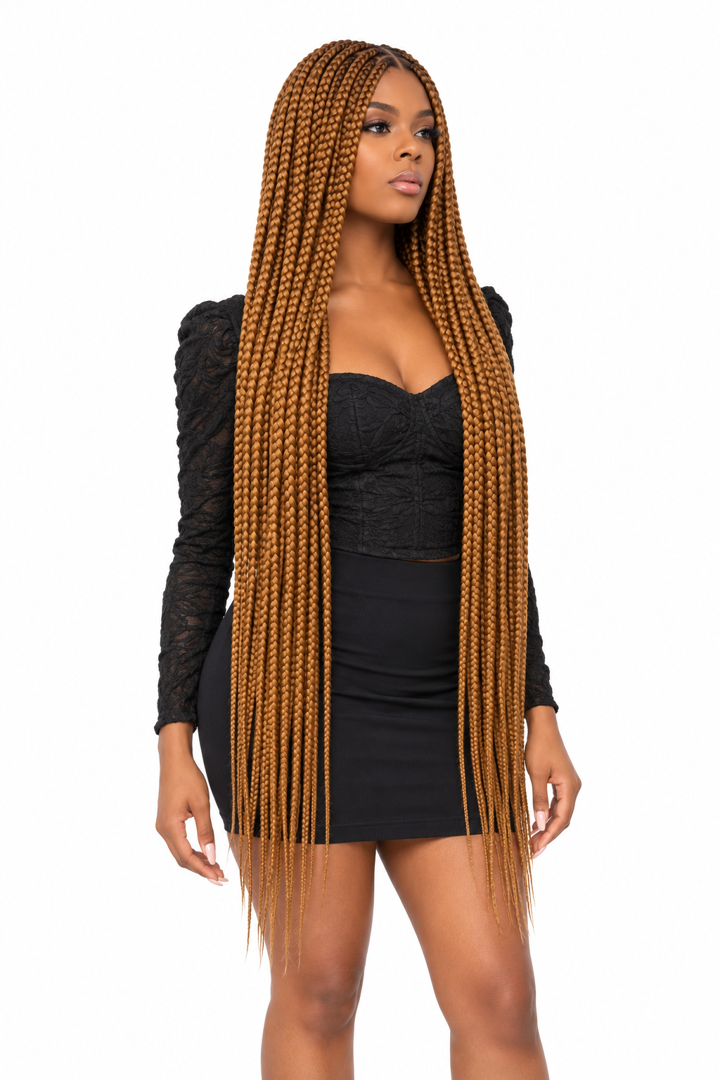 Authentic Box  Braid Crotchet 32”