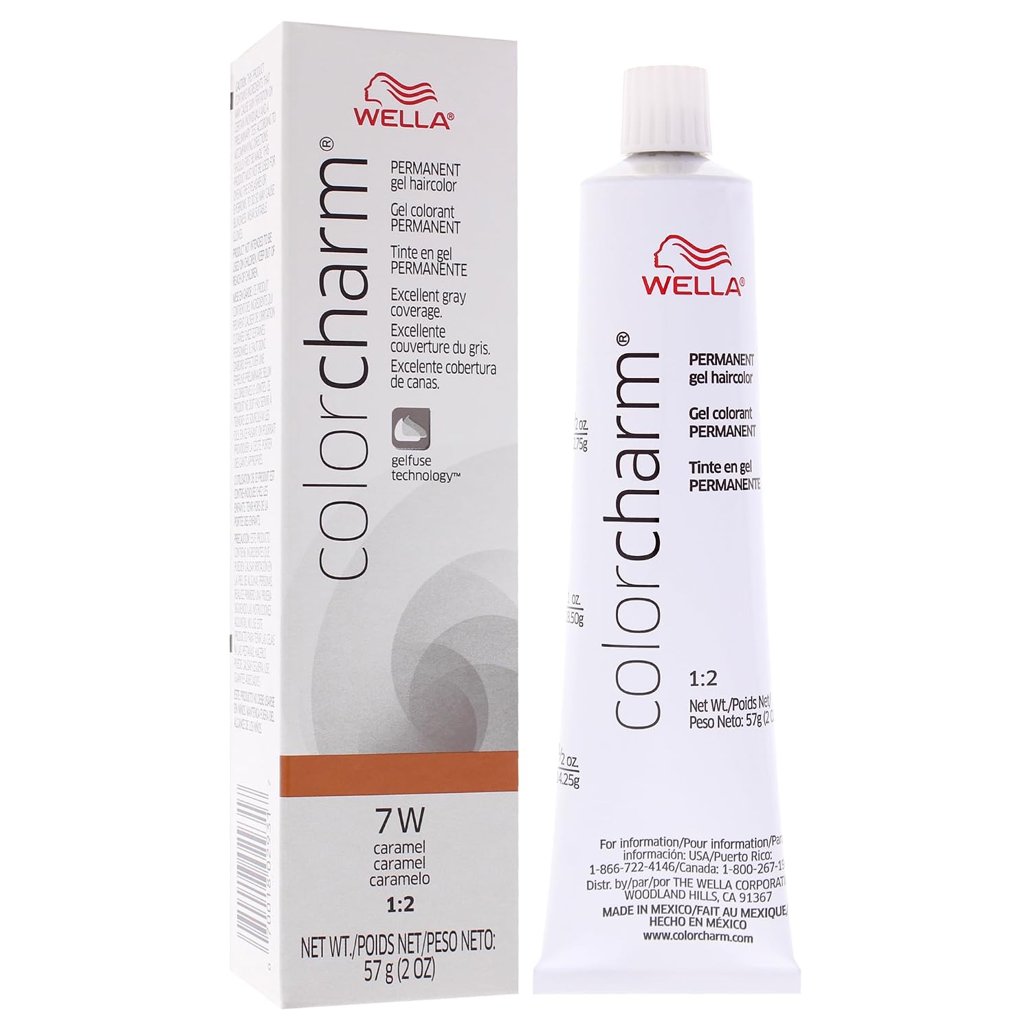 Wella ColorCharm Permanent Gel, Hair Color for Gray Coverage