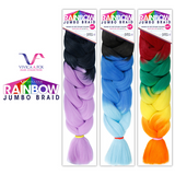 Rainbow Jumbo Braid