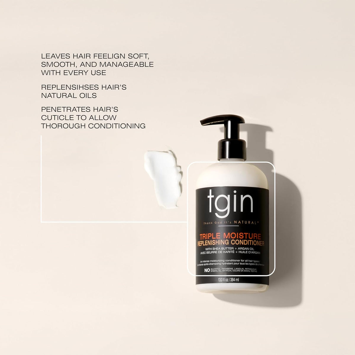 Thank God It S Natural (TGIN) Triple Moisture Replenishing Conditioner For Natural Hair oz