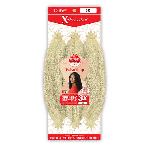 Outre Crochet Braids X-Pression Twisted Up 3X Springy Afro Twist 24”