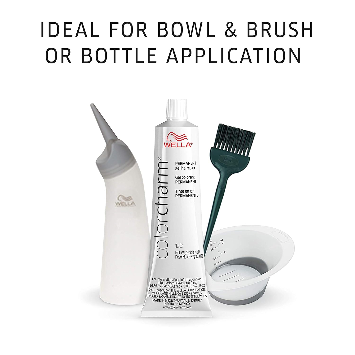 Wella ColorCharm Permanent Gel, Hair Color for Gray Coverage