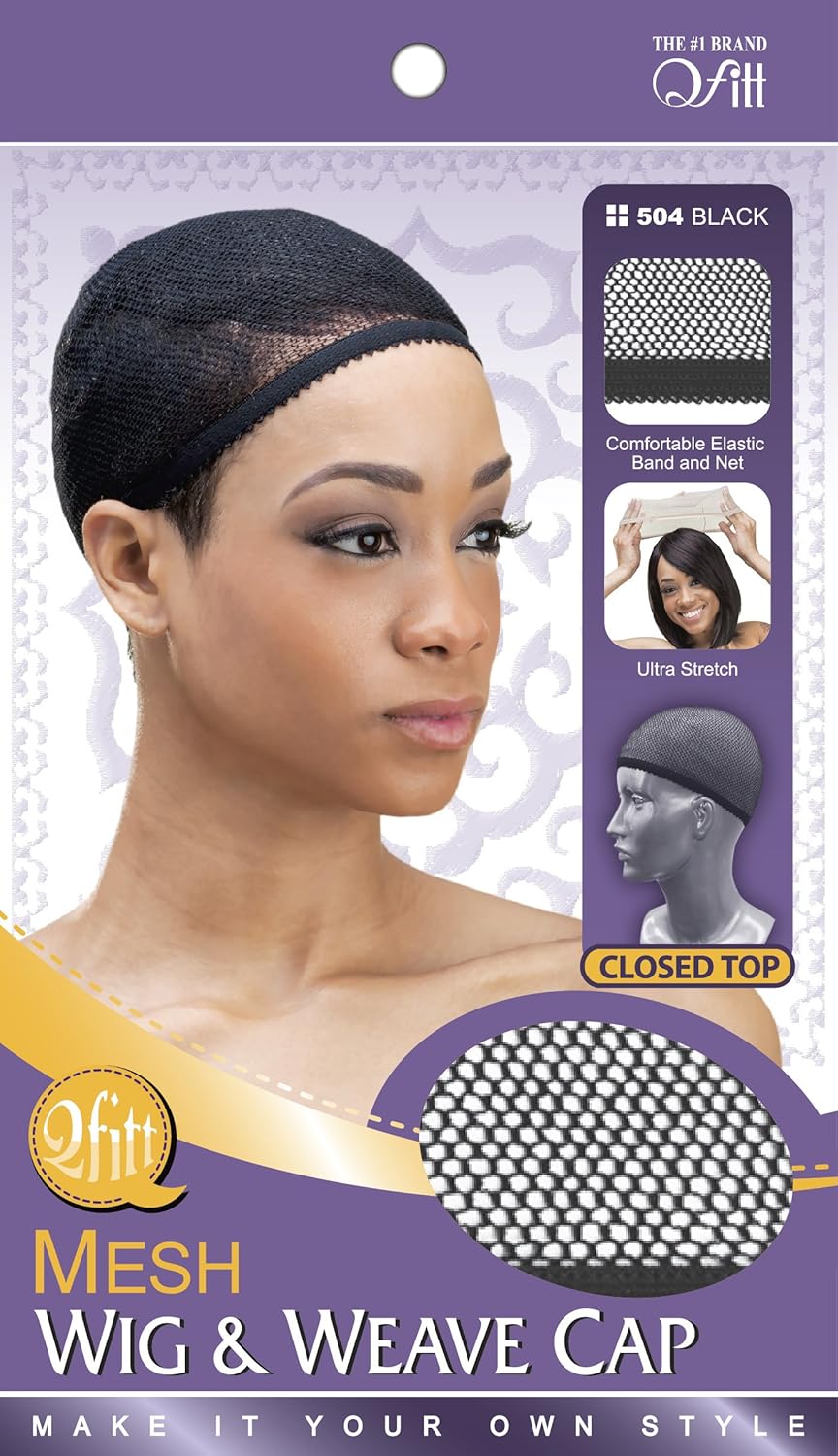 Qfitt Mesh Wig and Weave Cap (Closed Top)