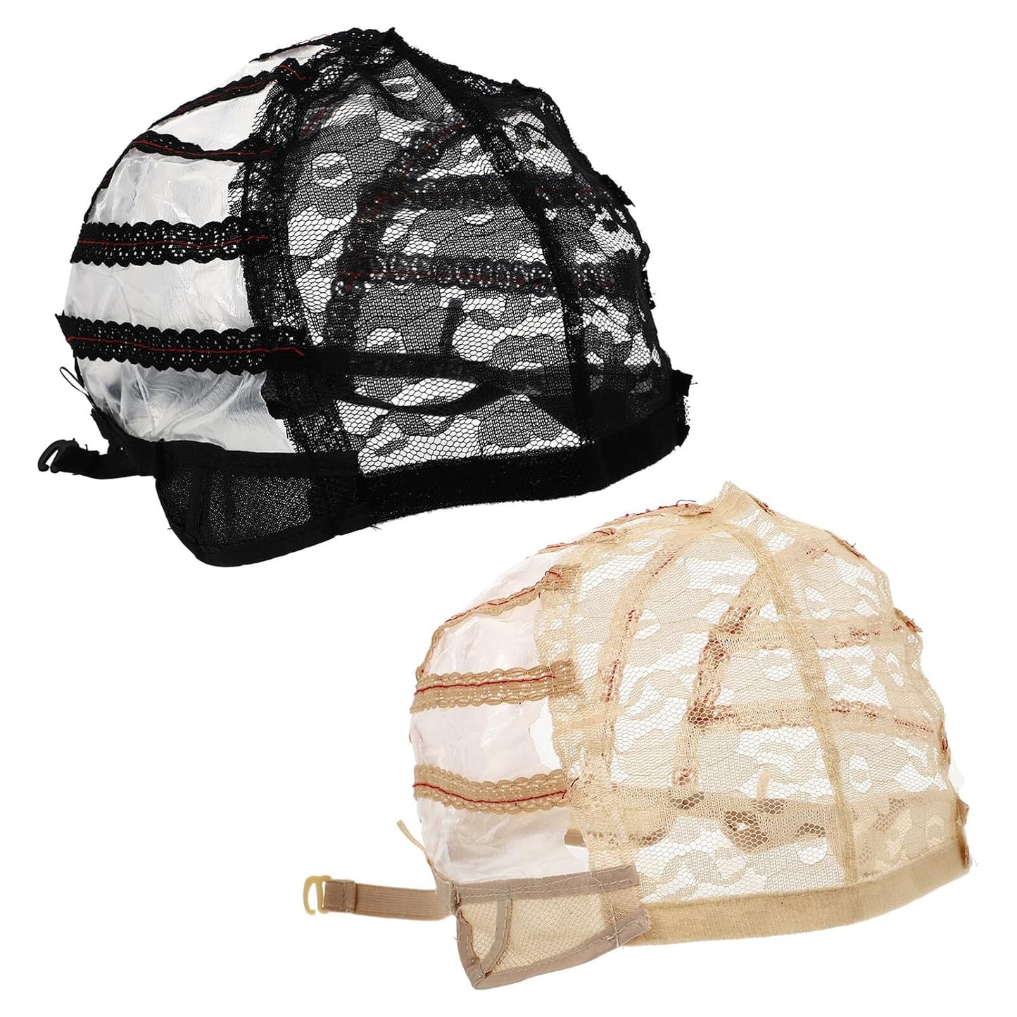 Stoking Wig Cap 2 Pieces Dark Nude