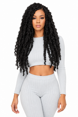 Authentic Natural Butterfly Locs 18” Crotchet Pre Looped