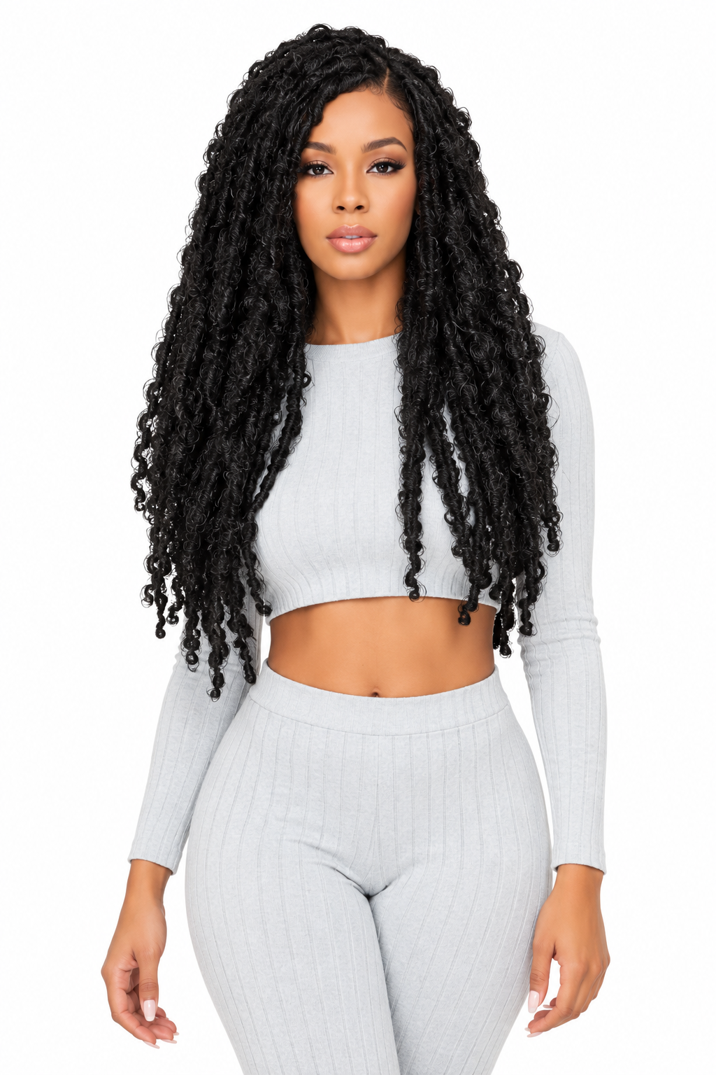 Authentic Natural Butterfly Locs 18” Crotchet Pre Looped