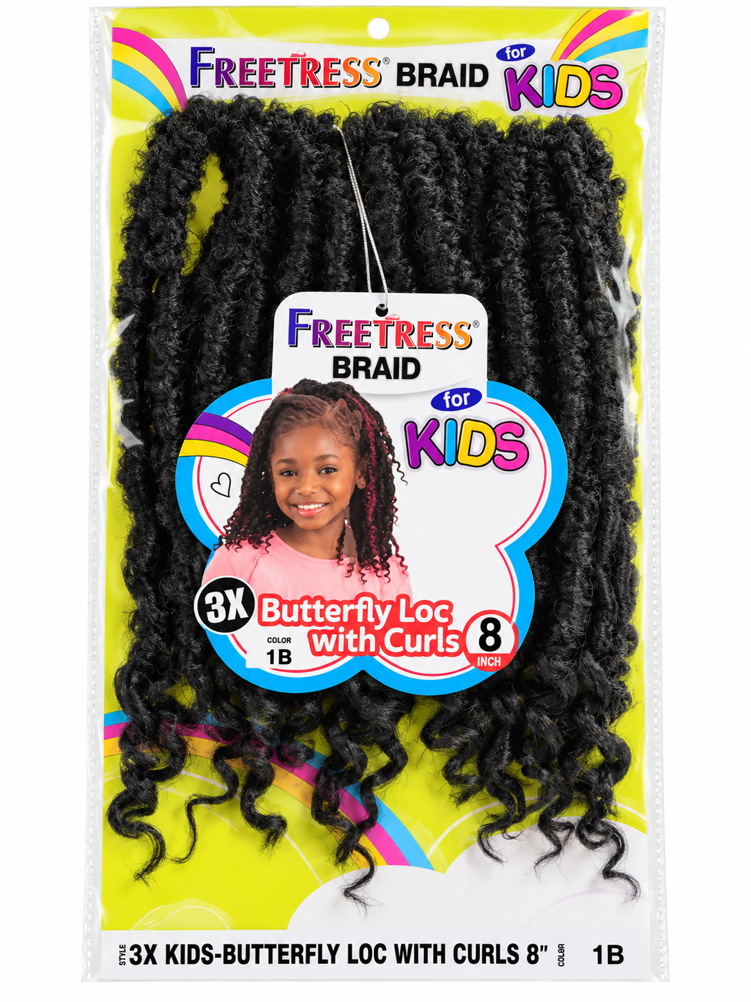 FreeTress Crochet Braids - Kids butterflylocs 8”