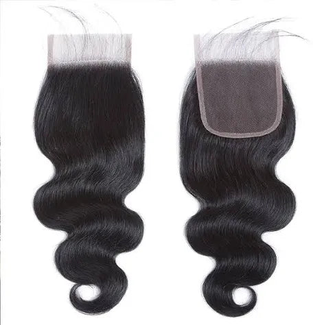 Remy Human Hair melt lace closure body