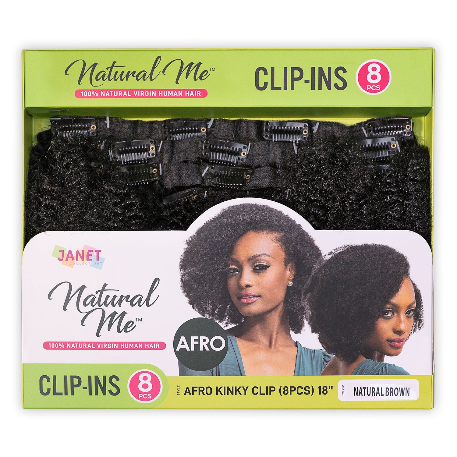 Natural Afro Kinky Clip in