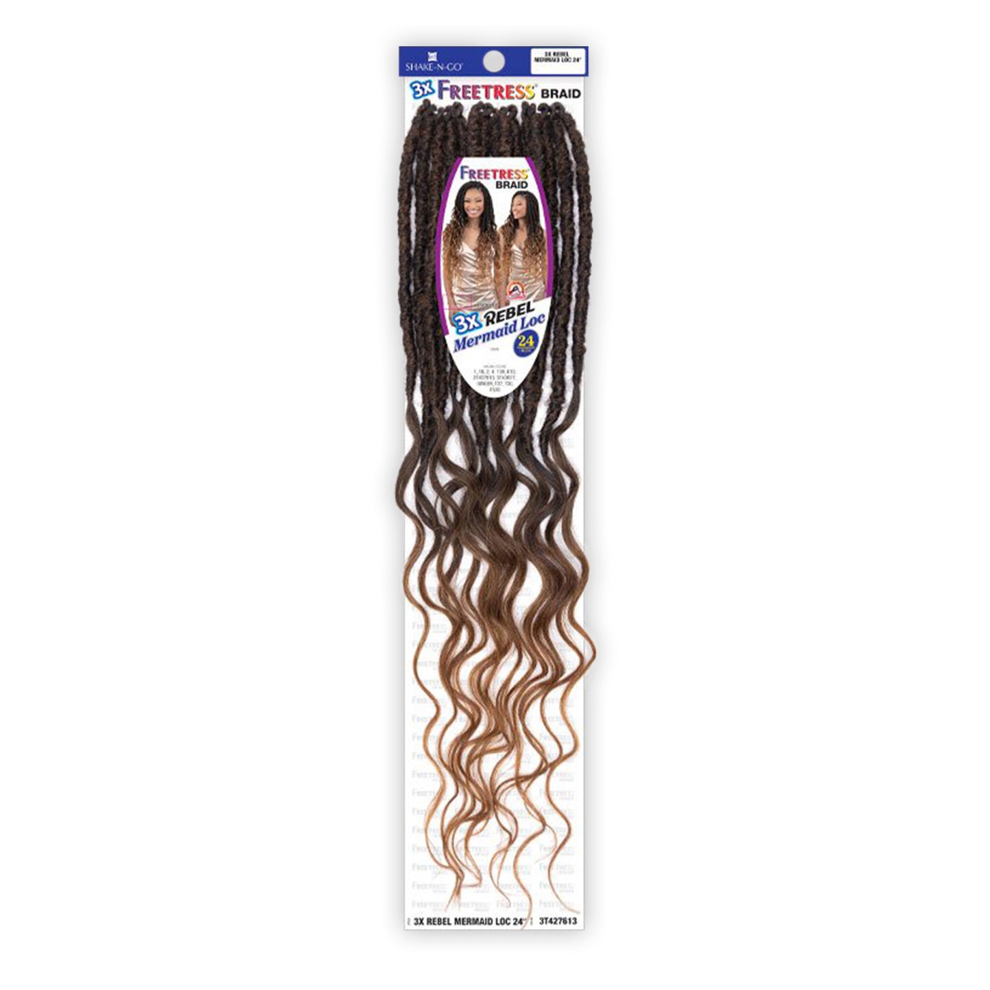 Rebel Mermaid loc 24" #1B