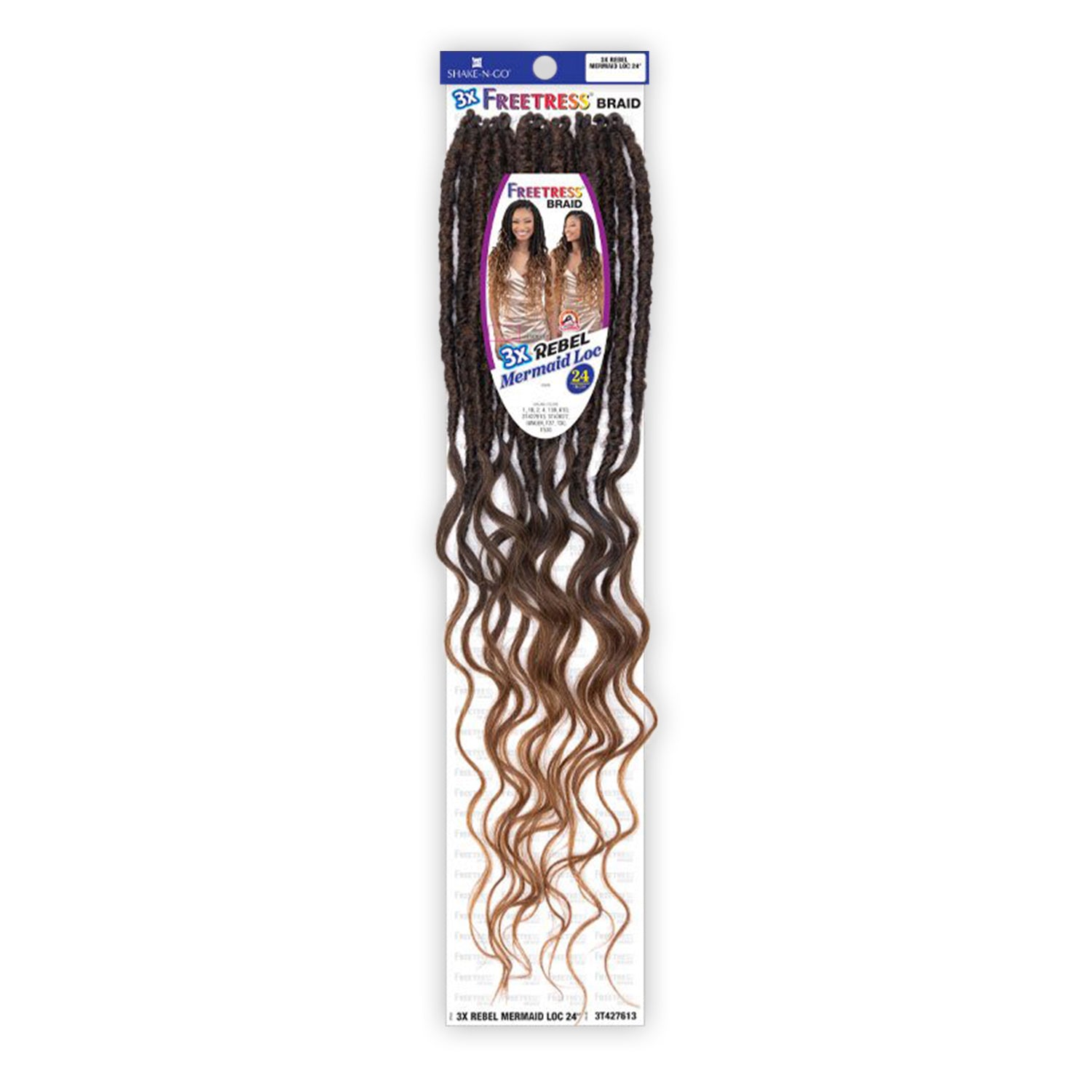 Rebel Mermaid loc 24" #1B