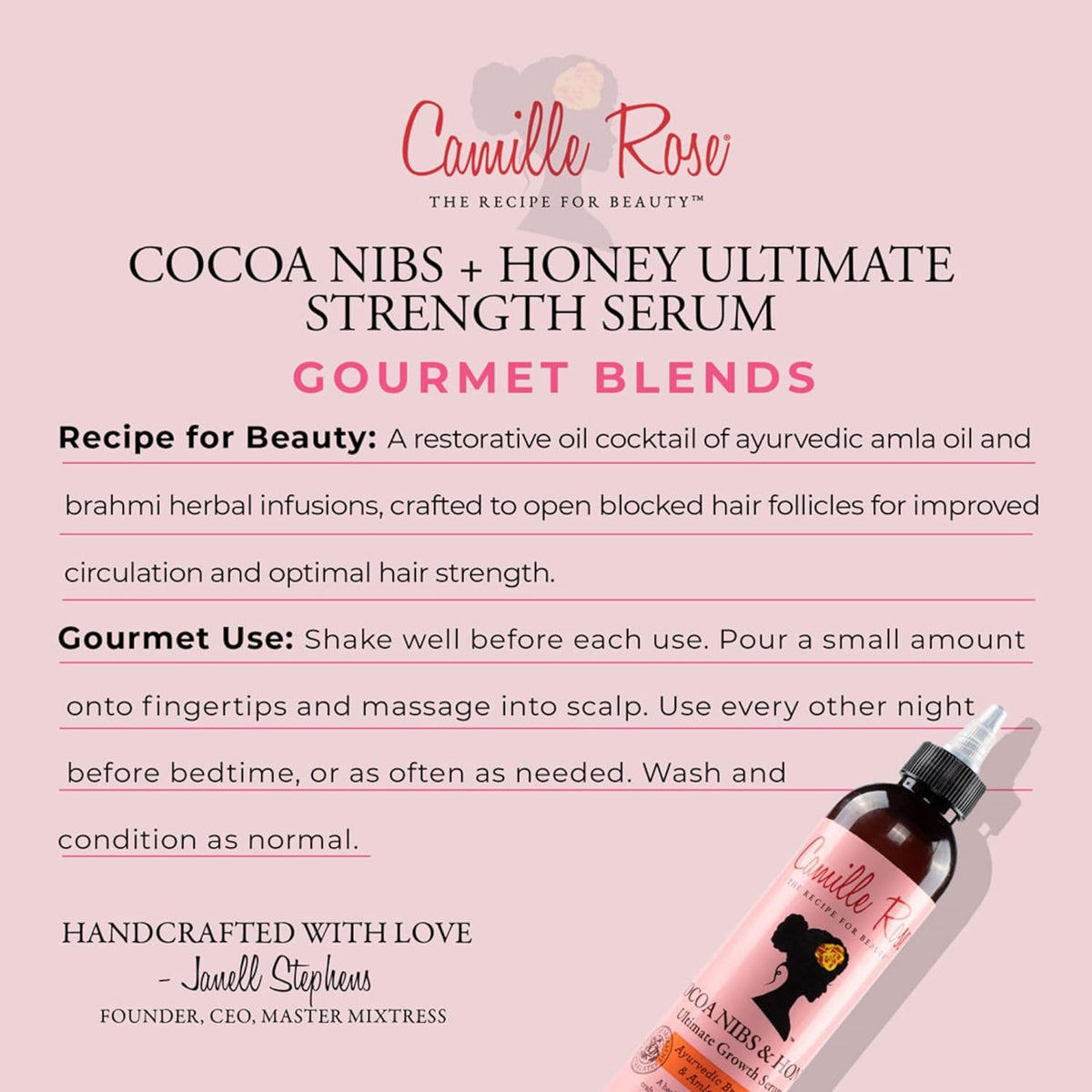 Camille Rose Cocoa Nibs and Honey Ultimate Growth Serum