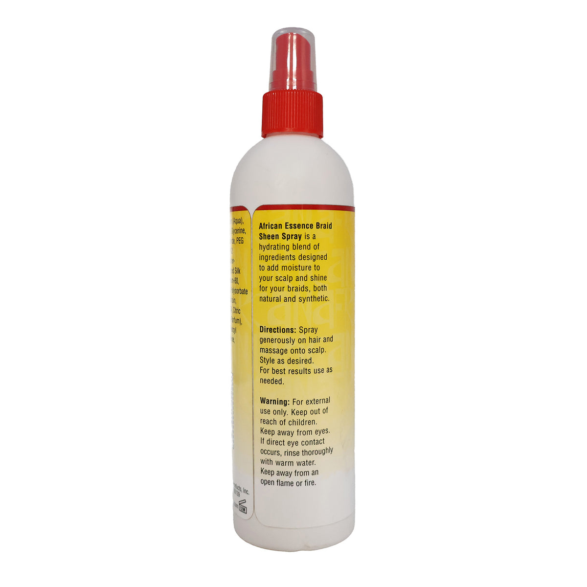African Essence Braid Sheen Spray 12oz