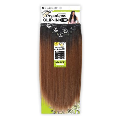 Shake -n-Go Organique Clip in Blended Hair Extensions 9 pcs