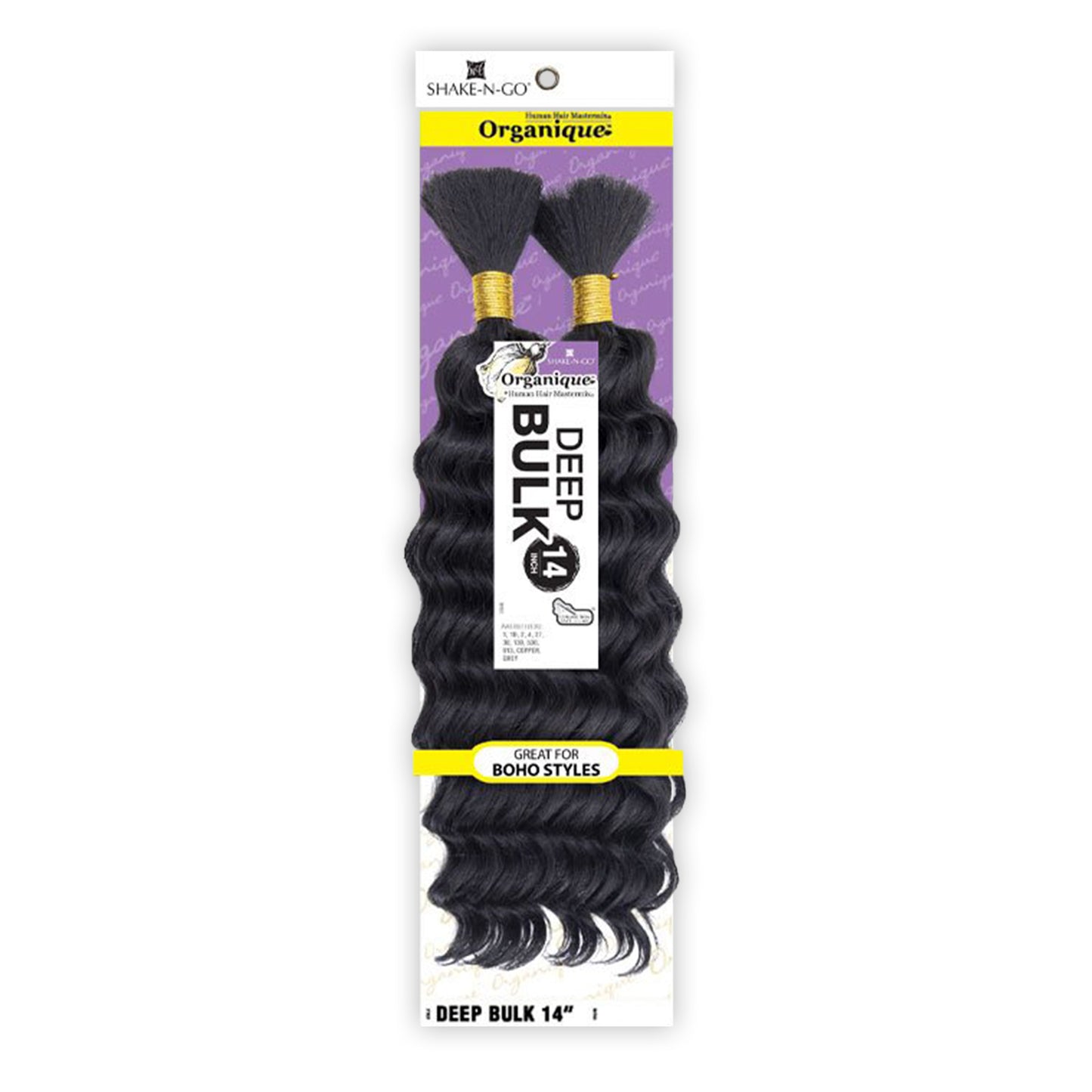 Shake-N-Go Organique Human Hair Mastermix Braids\ Copper