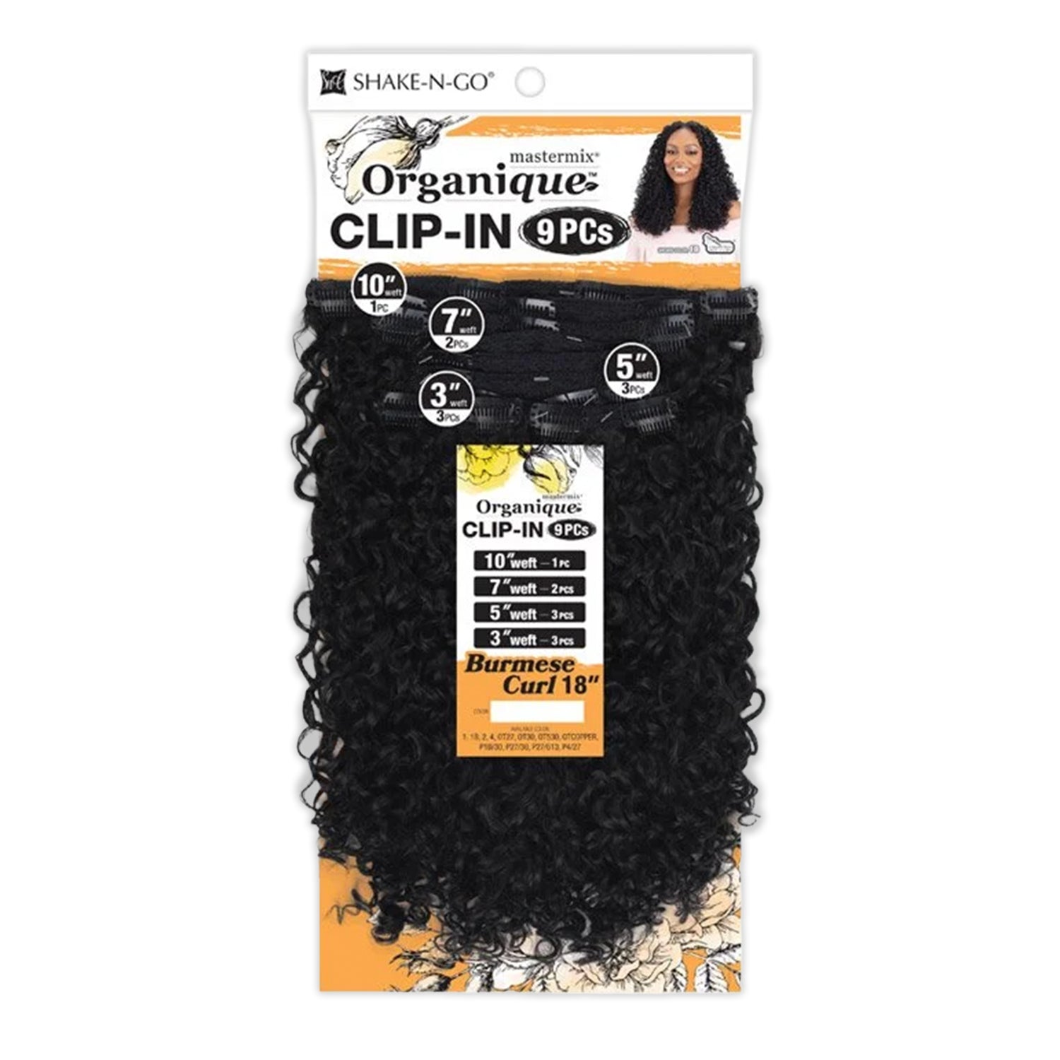 Shake-N-Go Organique Human Hair Mastermix Braids — colour 1