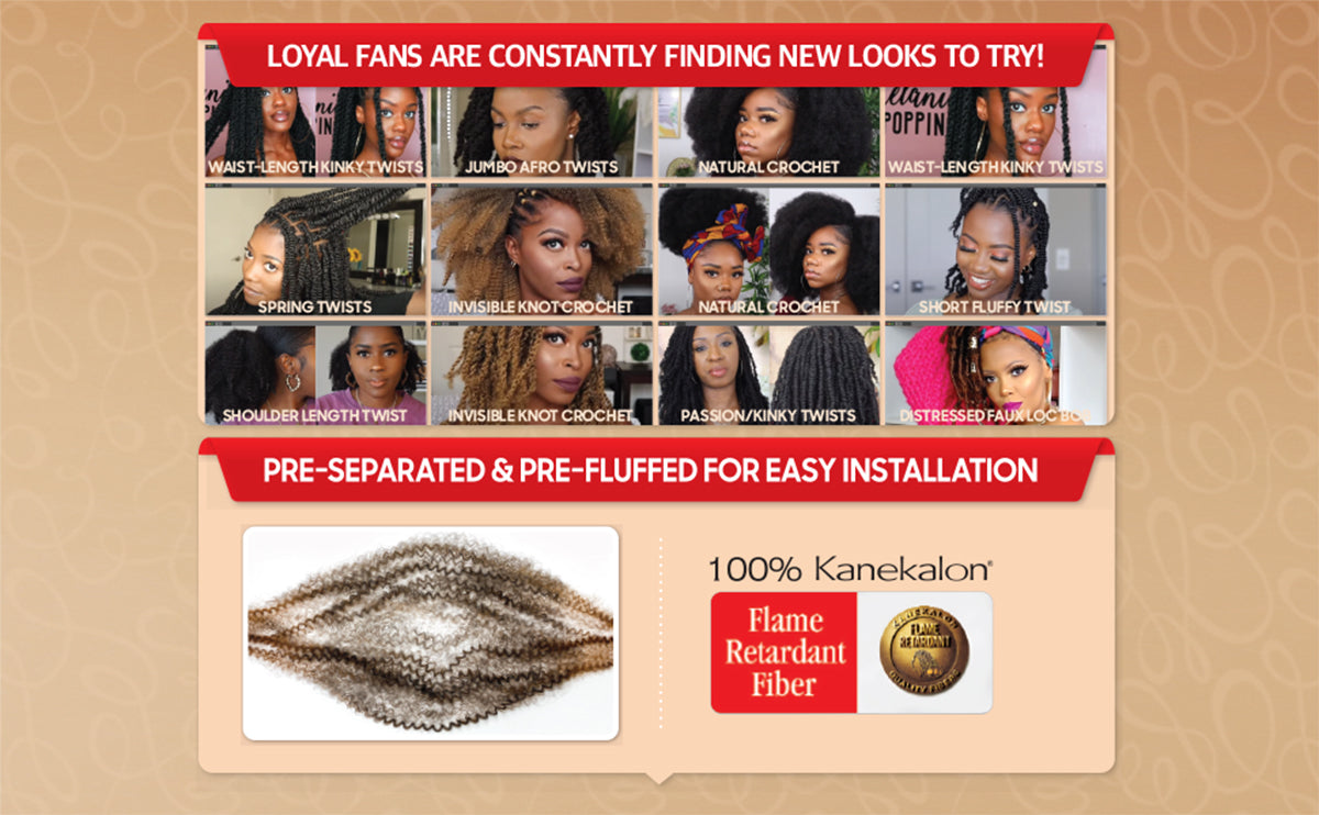 Outre X-Pression Twisted Up 2X Springy Afro Twist 12