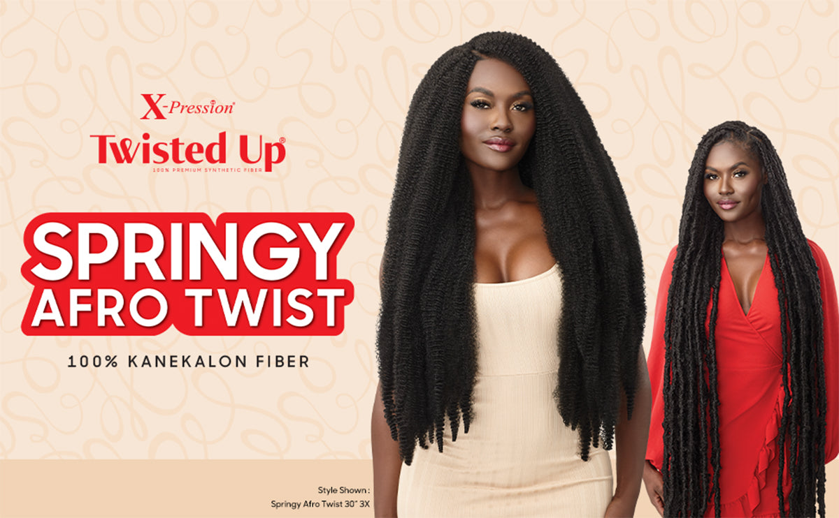 Outre X-Pression Twisted Up 2X Springy Afro Twist 12