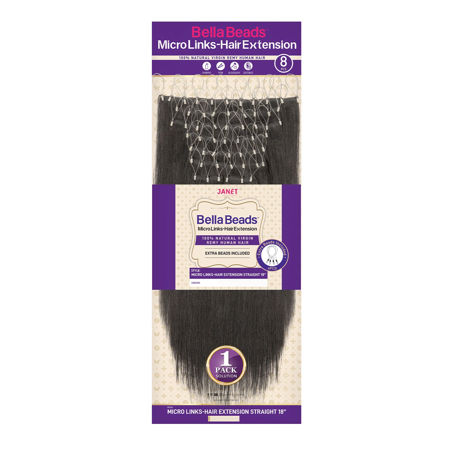 Bella Beads Micrtolink Extension Brown