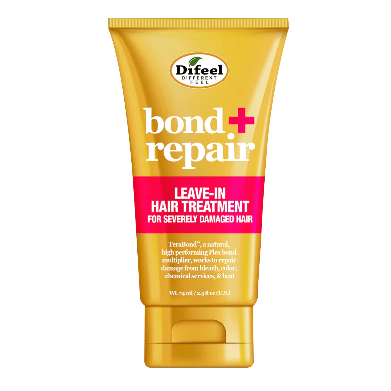 Difeel Bond & Repair Leave In Hair Treatment for Severely Damaged Hair 2.5 oz. - Deep Bond Hair Treatment, Bond Rebuilder for Hair Repair