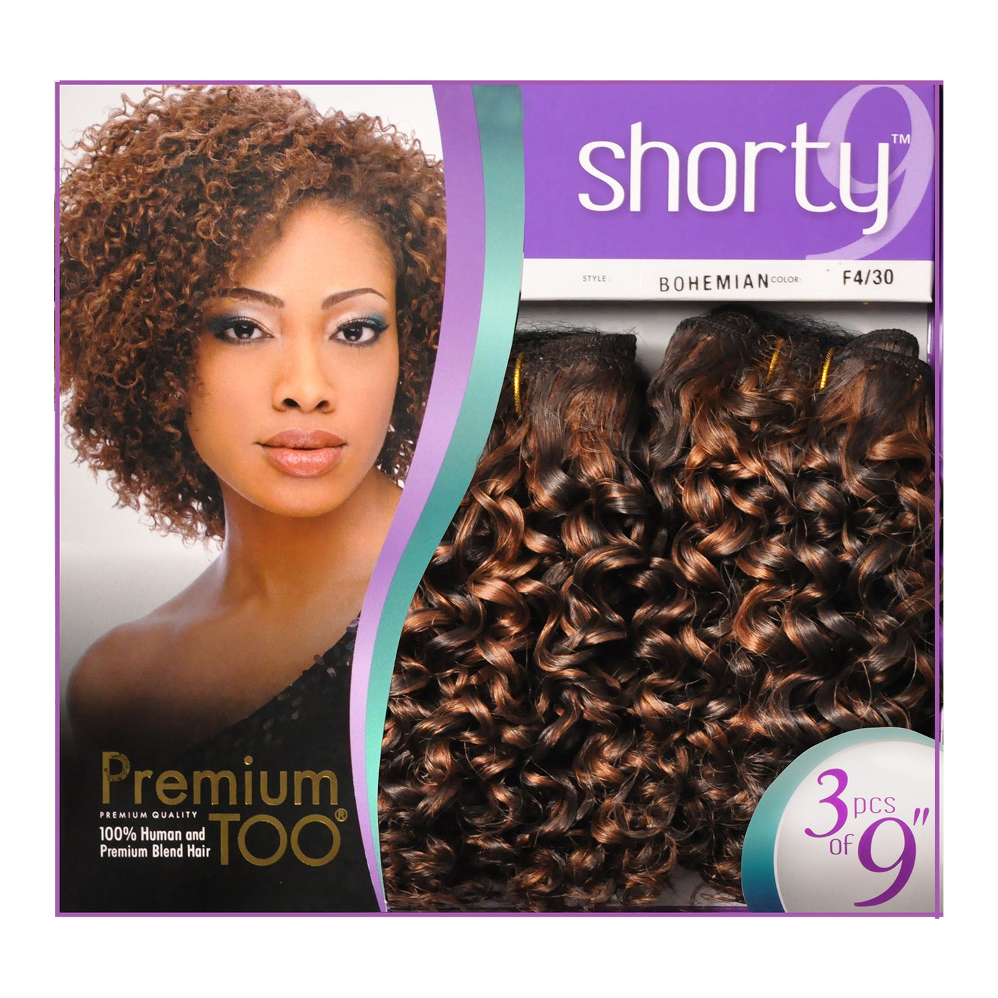 Bohemian  12" S(3pcs) #Natural Human Hair