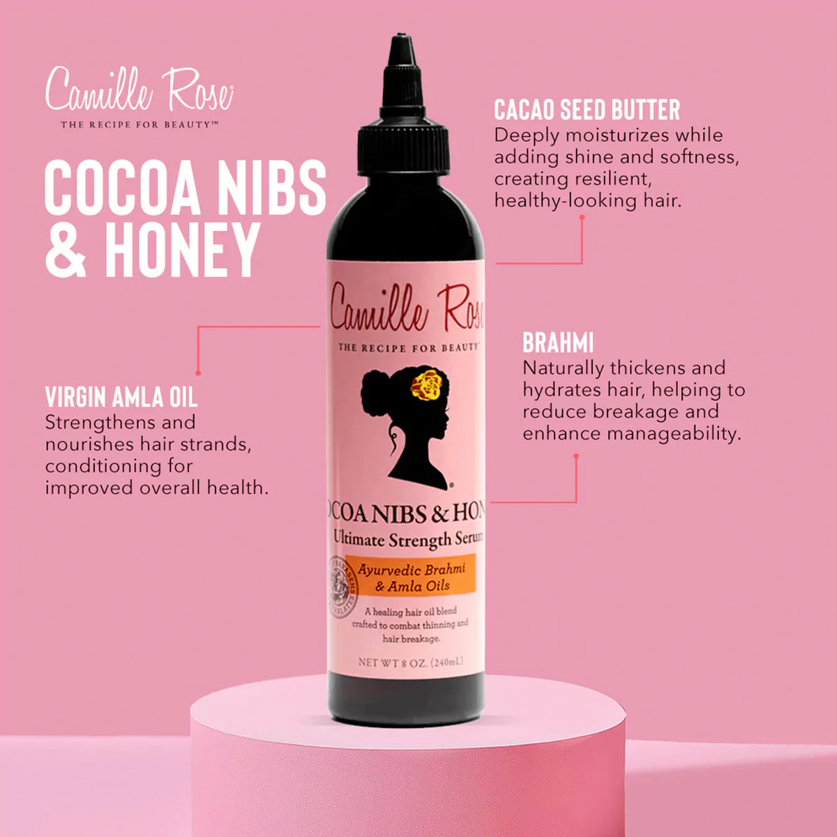 Camille Rose Cocoa Nibs and Honey Ultimate Growth Serum