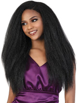 Glam Touch Lace Wig Kinky Edges Natural Black