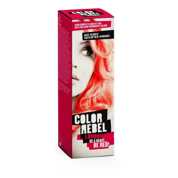 Color Rebel London Red Semi-Permanent Hair Colour (Red)