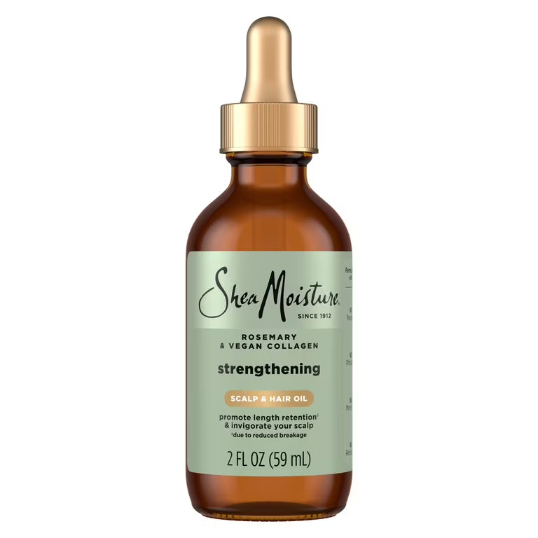 SheaMoisture Strengthening Scalp & Hair Oil Rosemary & Vegan Collagen  2 oz