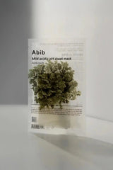 Abib Mild Acidic pH Sheet Mask Jericho Rose Fit featuring botanical artwork, Rose of Jericho MASK designed for gentle daily care