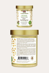 “Front and back view of African Pride Moisture Miracle Aloe Vera Gel & Coconut Water Curl Defining Gel, Frizz Control Gel, ingredients label shown.”