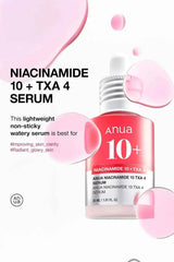 Lightweight and non-sticky 10 niacinamide serum that improves skin clarity and achieves a radiant, glowy look.