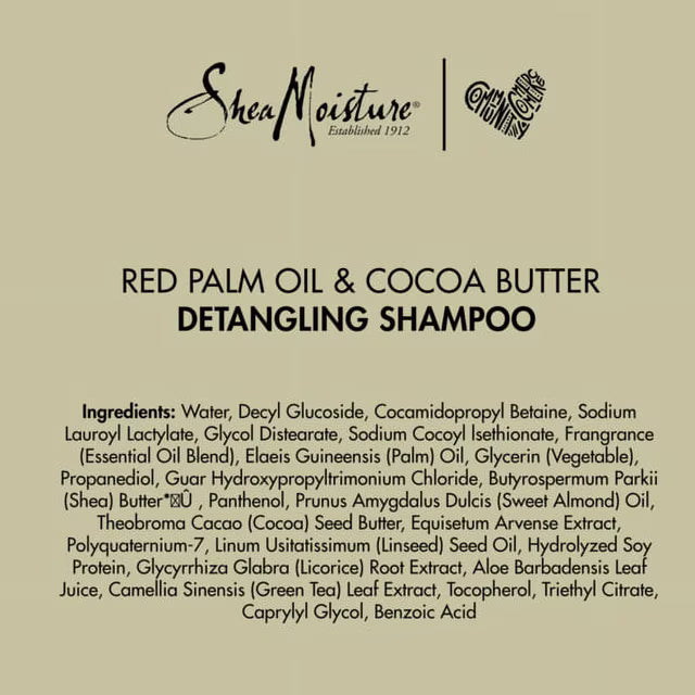 Red Palm Oil & Cocoa Butter Detangling Shampoo