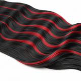 Sensationnel What Lace 13x6 Wigs - Janessa glueless synthetic wig Cloud 9 with preplucked hairline-AppleRed highlight