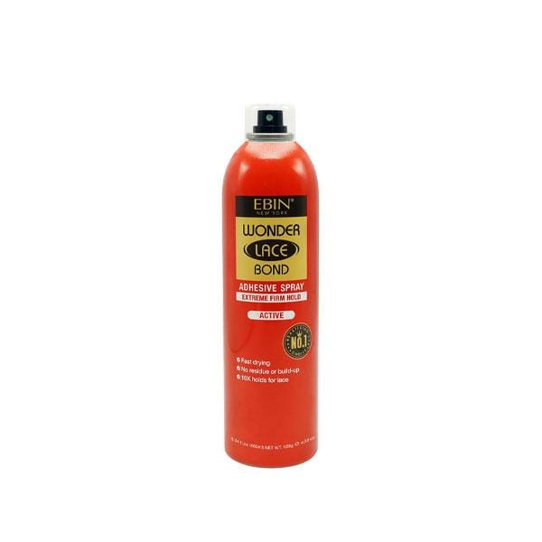 Ebin New York Wonder Lace Bond Adhesive Spray Firm Hold Fl Oz — Ebin New York - Wonder Lace Bond Wig Spray - EXTREME FIRM HOLD Active - (2.7 oz / 6.08 oz ) - (C)