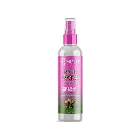 Mielle Rice Water & Aloe Braid & Scalp Spray Moisturizer 8oz